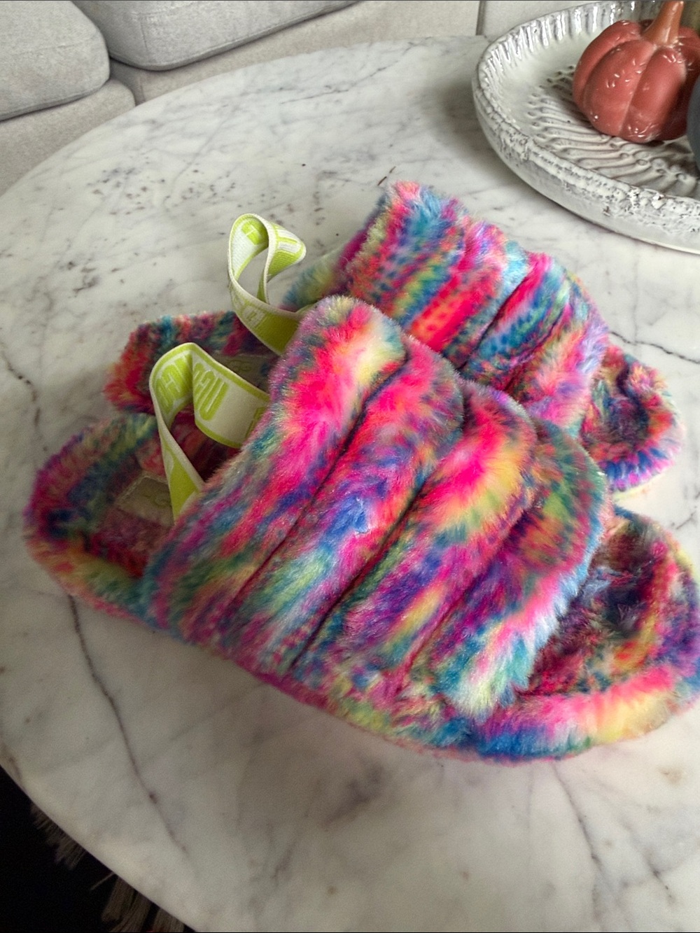 UGG Fluff Yeah Pixelate Slipper women’s size 5